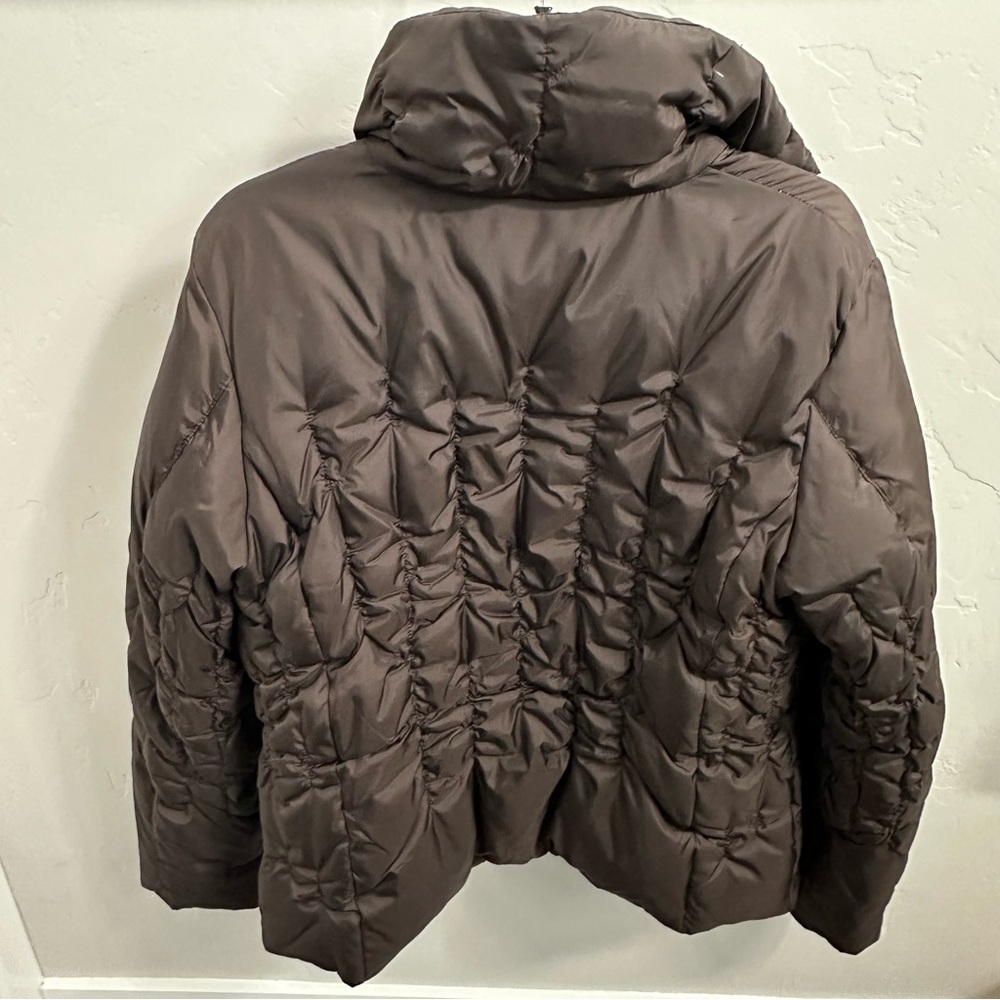 Brown Nine West Puffy Jacket - Picture 3 of 7